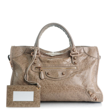 Balenciaga Agneau Giant 12 Rose Gold Hardware City Gris Poivre 1 of 9