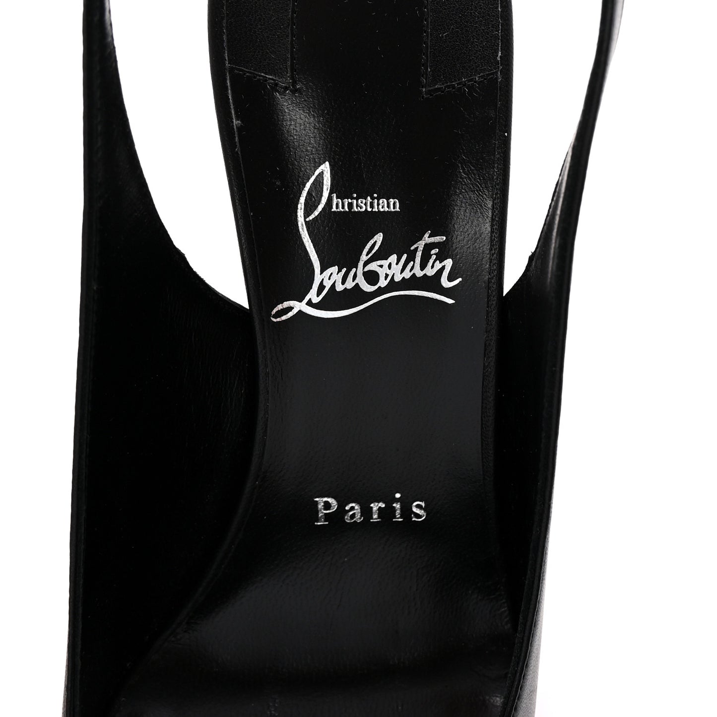 Calfskin Condora Sling 100 Pumps 37 Black