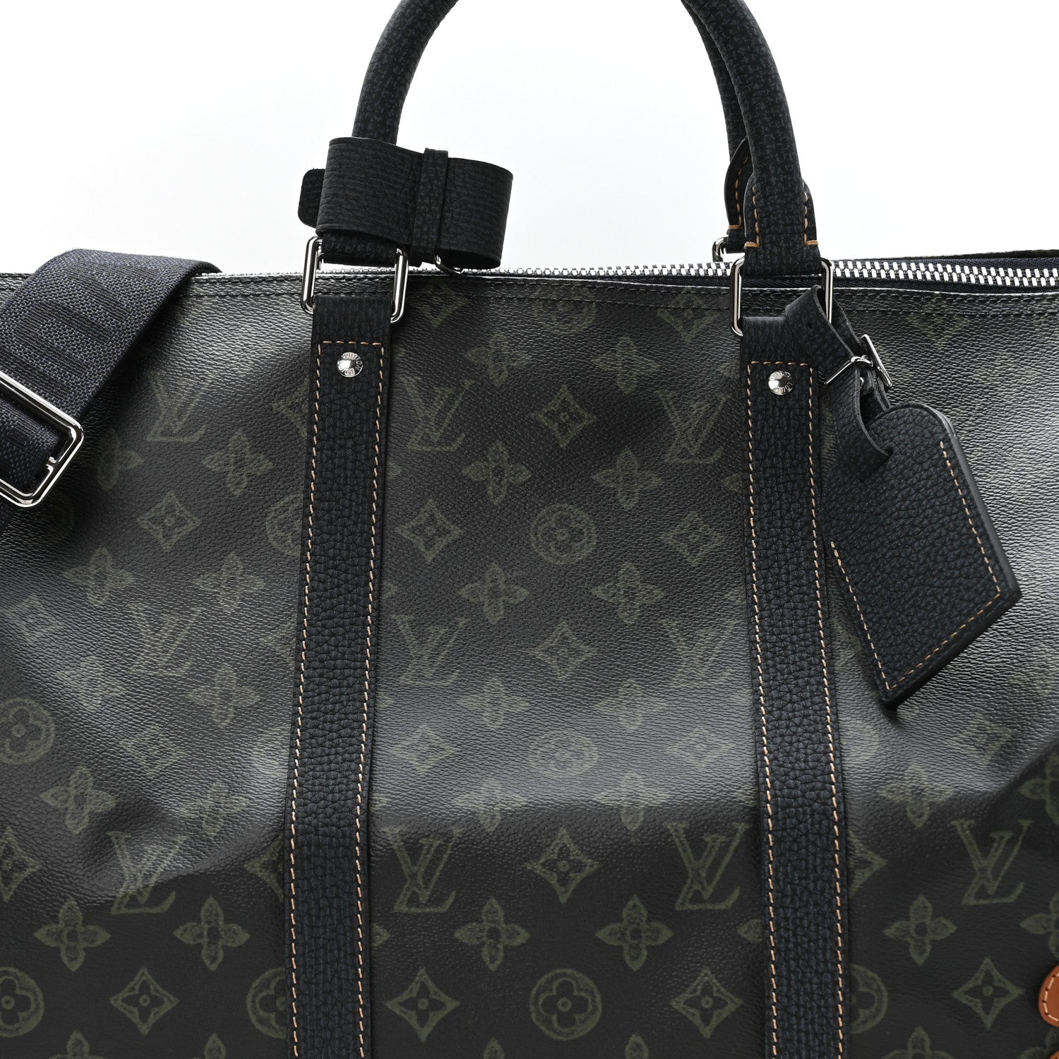 Louis Vuitton Monogram LV Record Keepall Bandouliere 50 Dark Green 6 of 8