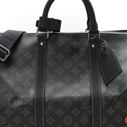 Louis Vuitton Monogram LV Record Keepall Bandouliere 50 Dark Green 6 of 8