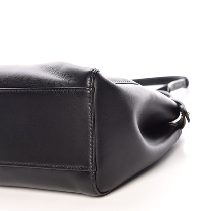 Fendi Nappa Mini Peekaboo Iconic Satchel Black 10 of 11