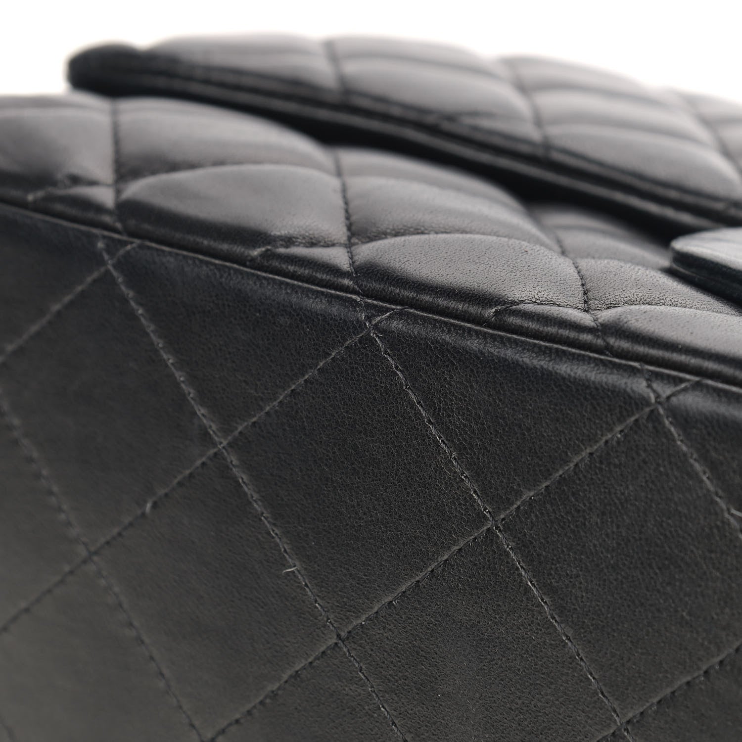Chanel Lambskin Quilted Maxi Single Flap Black 22 of 22