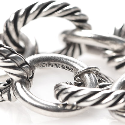 David Yurman Sterling Silver 10mm Medium Oval Link Bracelet 5 of 5