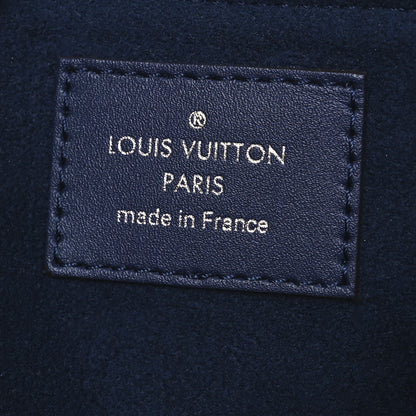 Louis Vuitton Monogram Giant Escale Double Zip Pochette Blue 8 of 13