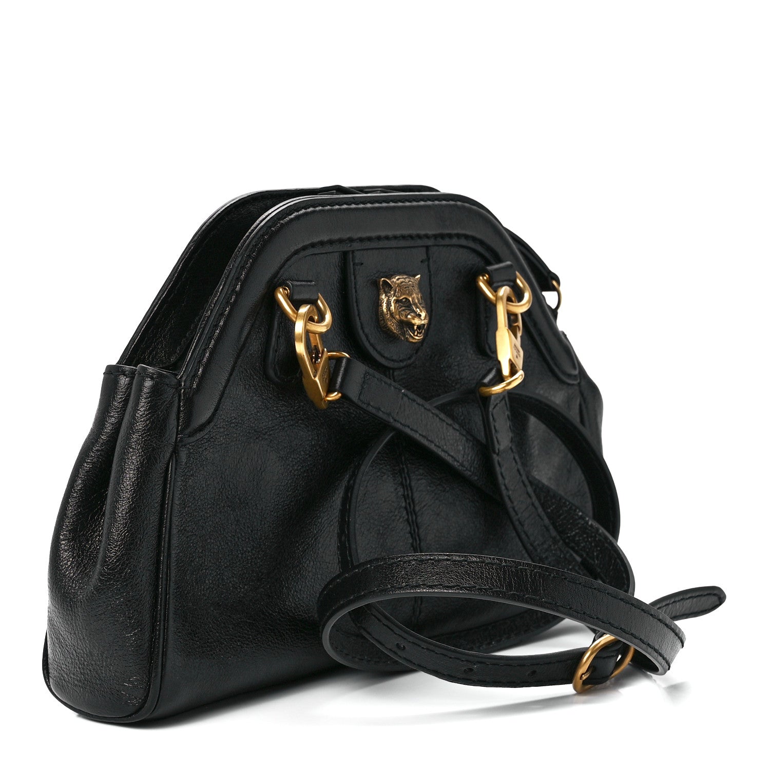 Gucci Calfskin Small Re(Belle) Crossbody Bag Black 3 of 12