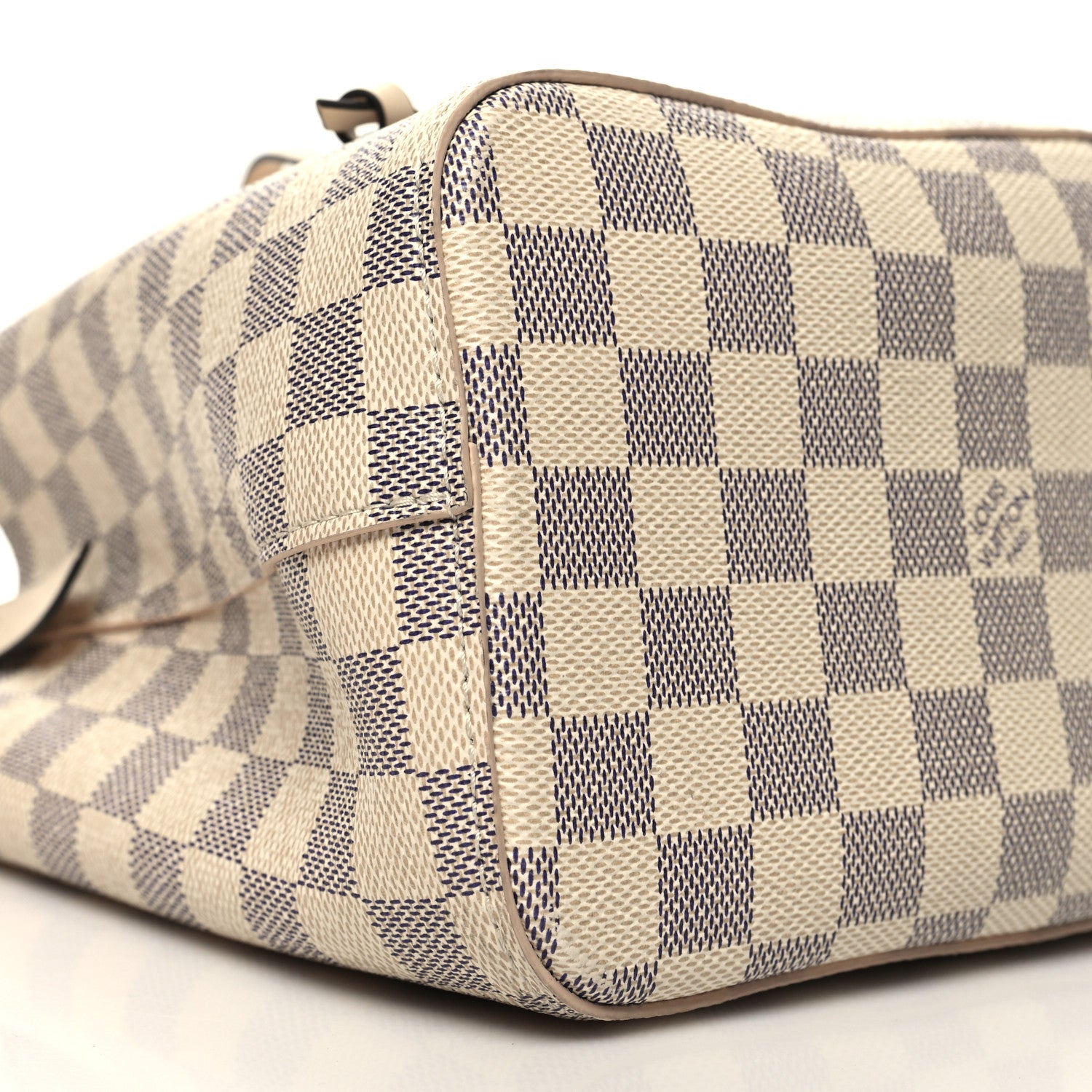 Louis Vuitton Damier Azur Braided Neonoe BB Pink 9 of 11