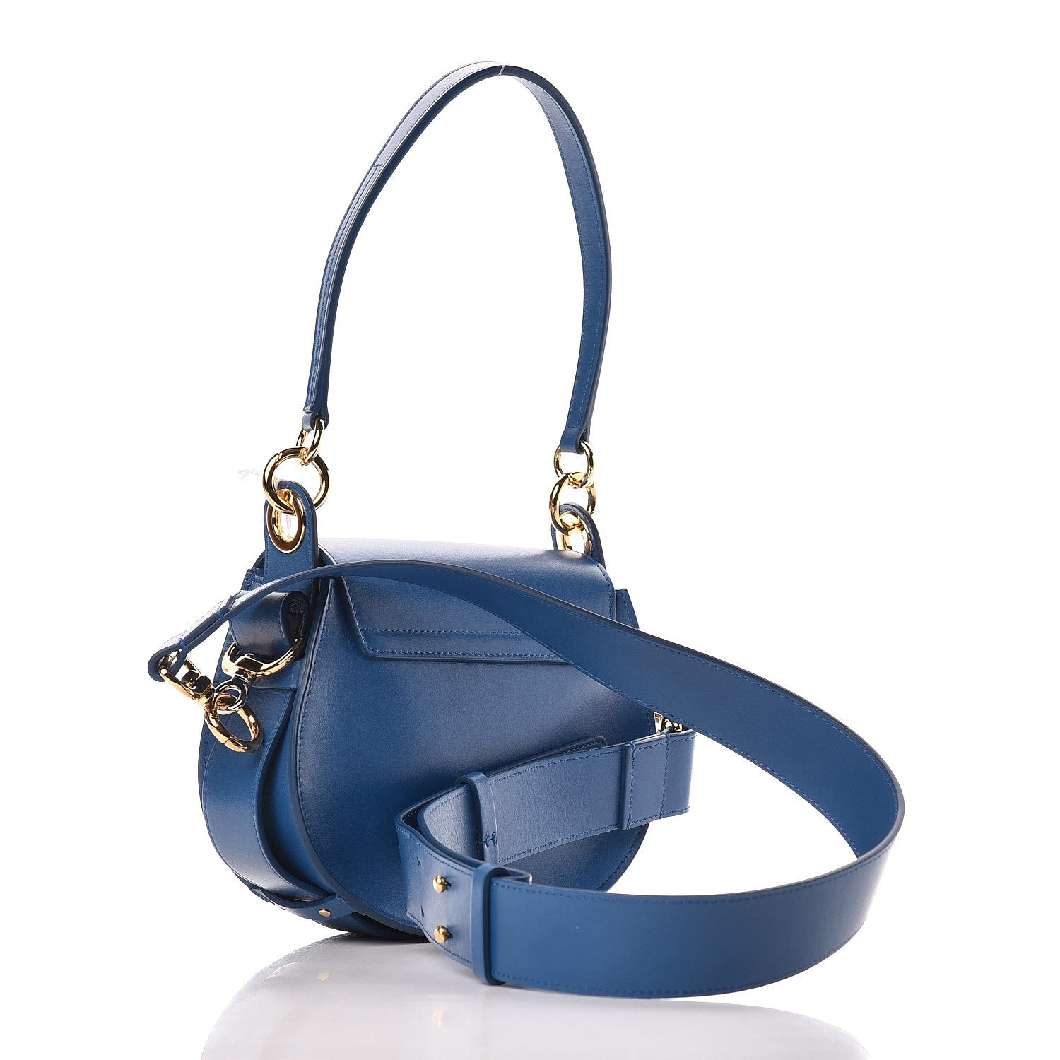 Chloe Calfskin Small Tess Bag Smoky Blue 4 of 15