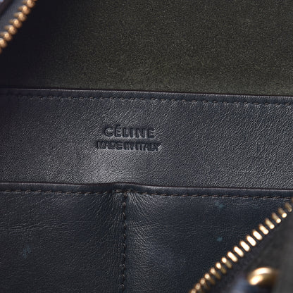 Celine Suede Small Soft Cube Satchel Forest 6 of 14