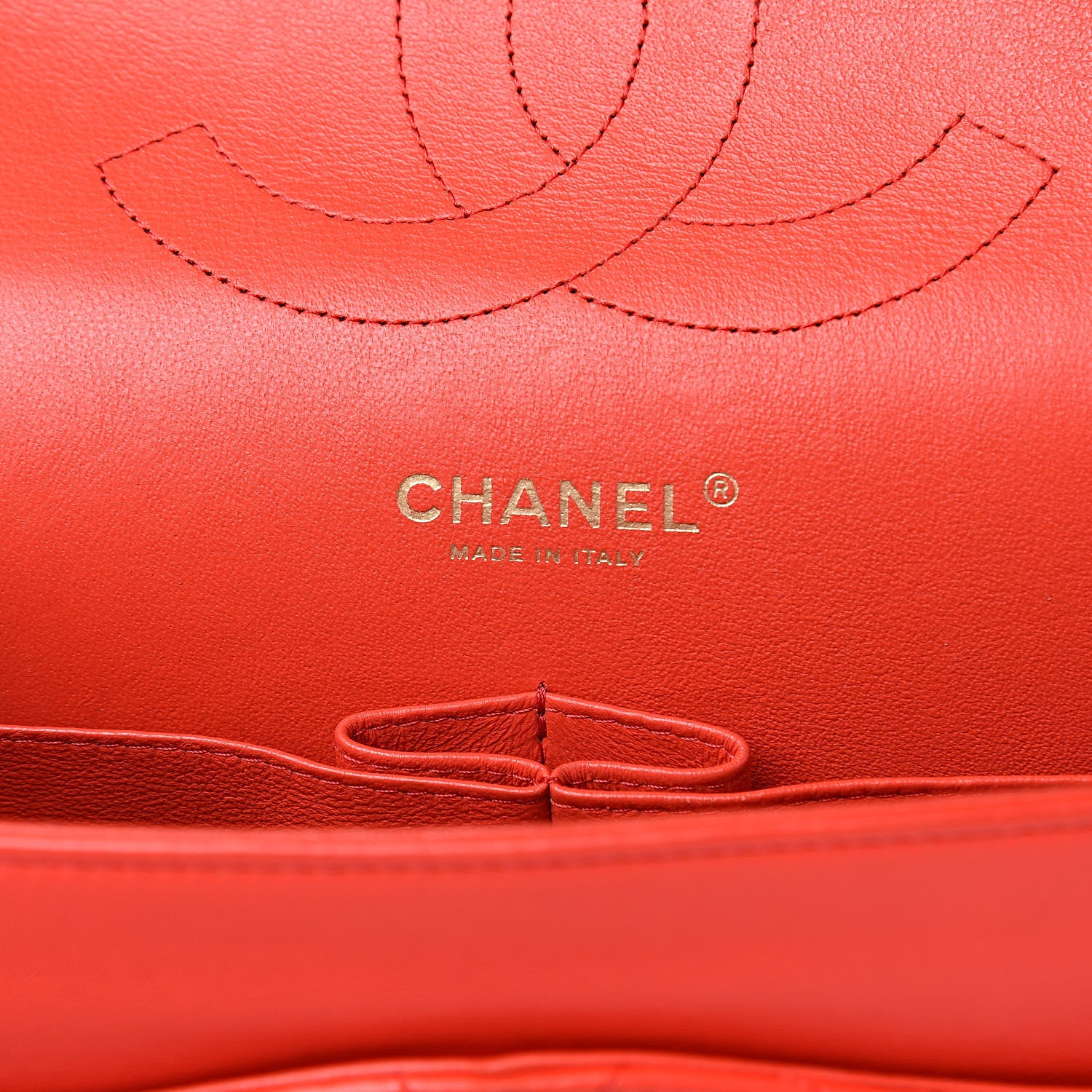 Chanel Lambskin Quilted Jumbo Double Flap Red 6 of 18