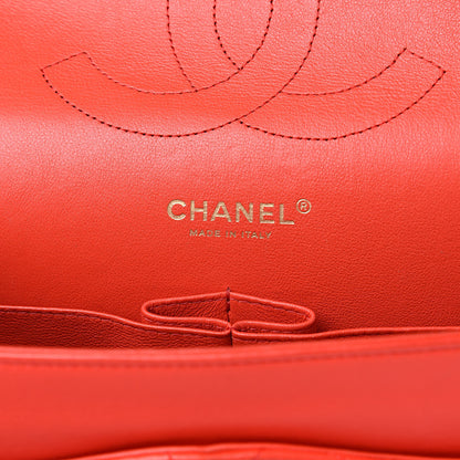 Chanel Lambskin Quilted Jumbo Double Flap Red 6 of 18