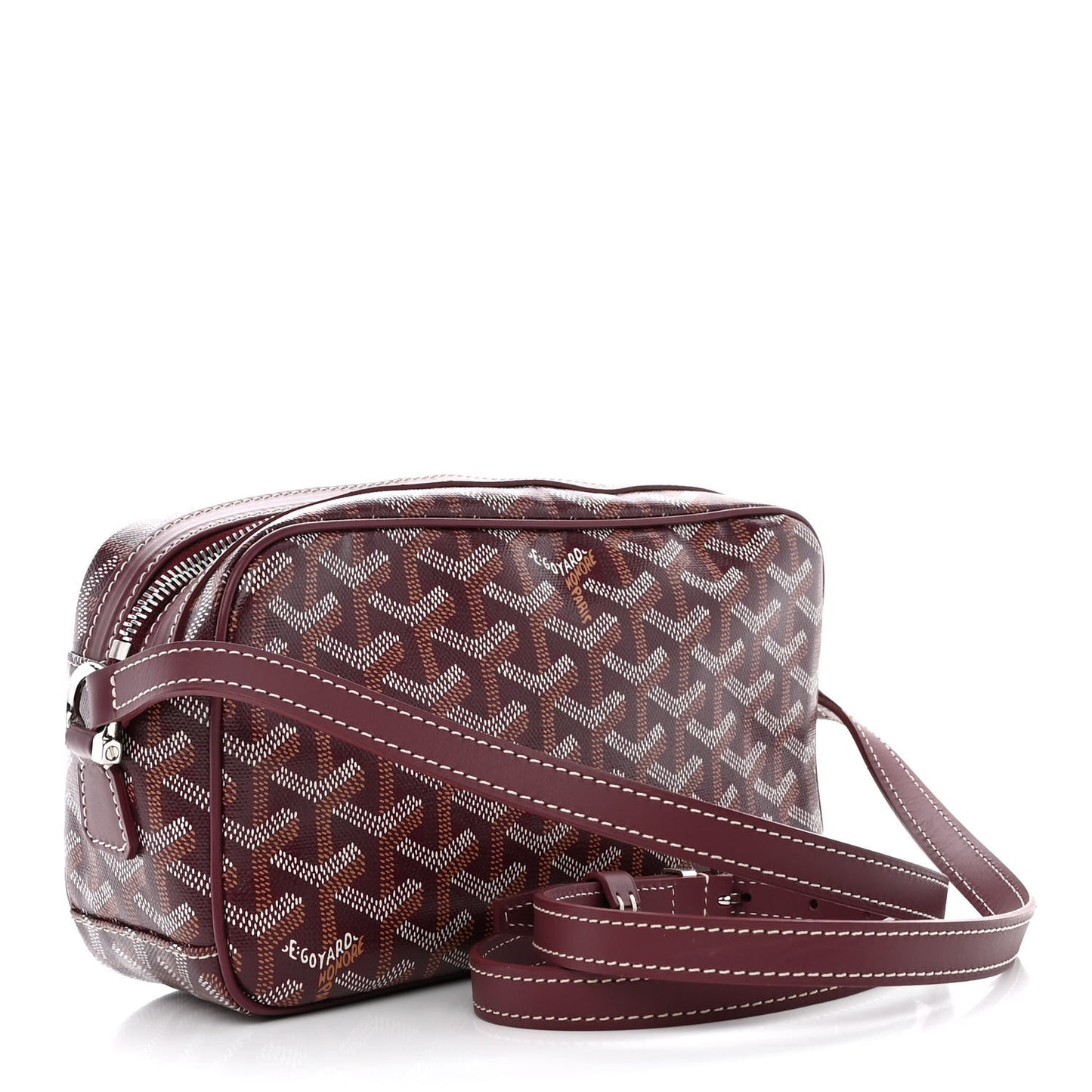 Goyardine Sac Cap Vert Burgundy