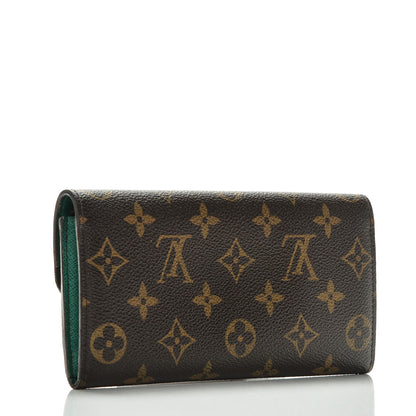 Louis Vuitton Monogram Emilie Wallet Vert 3 of 12
