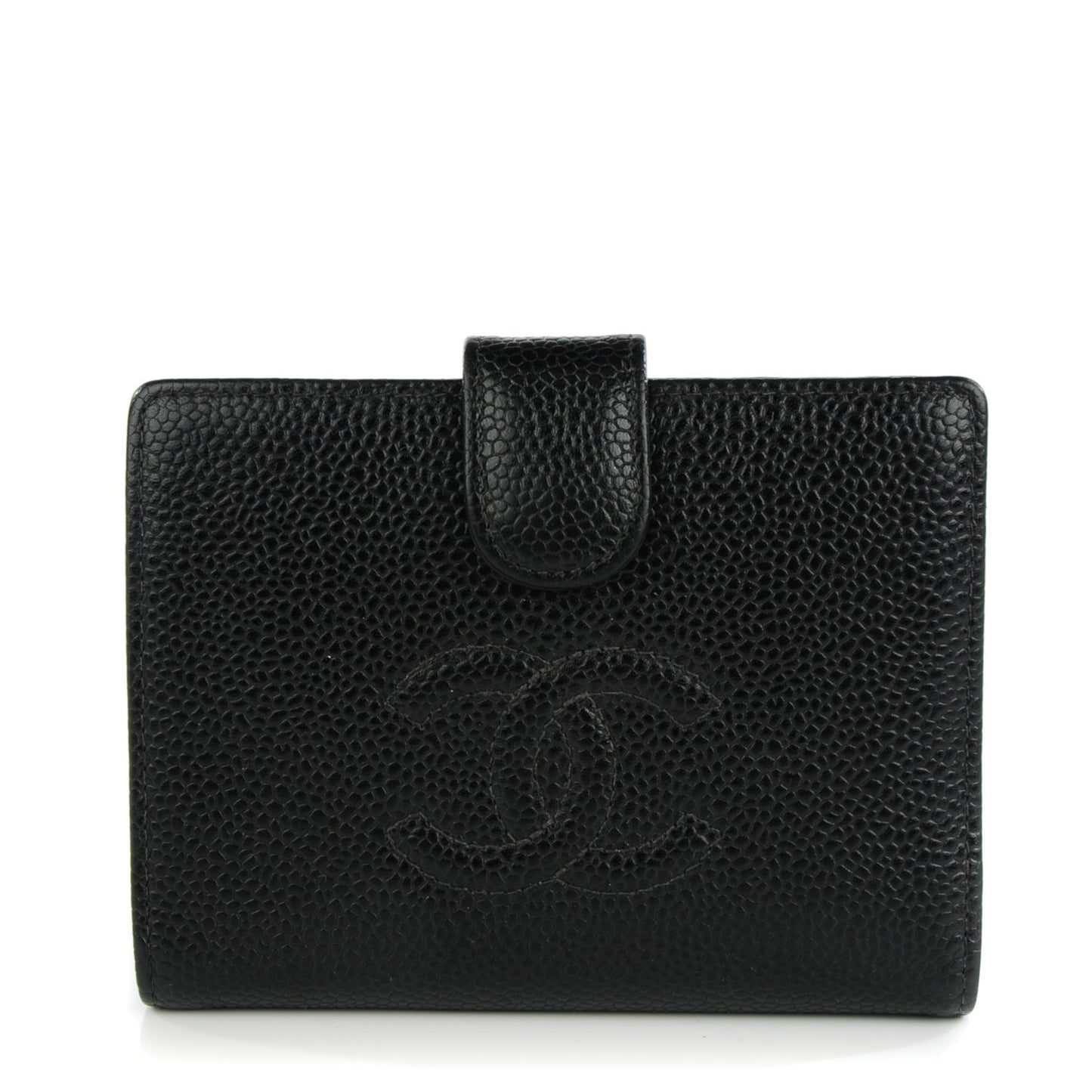 Caviar Bi-fold Timeless CC Wallet Black