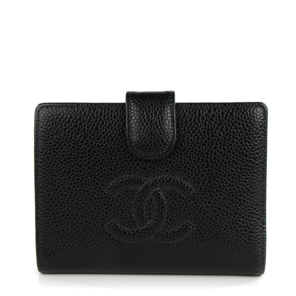 Chanel Caviar Bi-fold Timeless CC Wallet Black 1 of 9