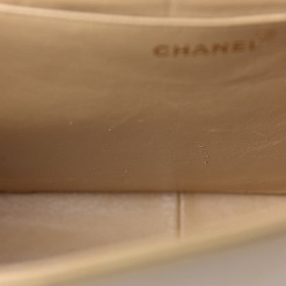 Chanel Lambskin Vertical Quilted Jumbo Single Flap Beige 9 of 20