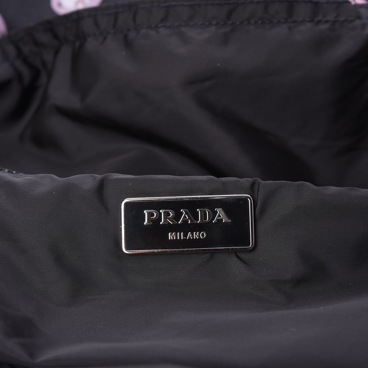 Prada Tessuto Nylon BYOBag Tote Black 6 of 8