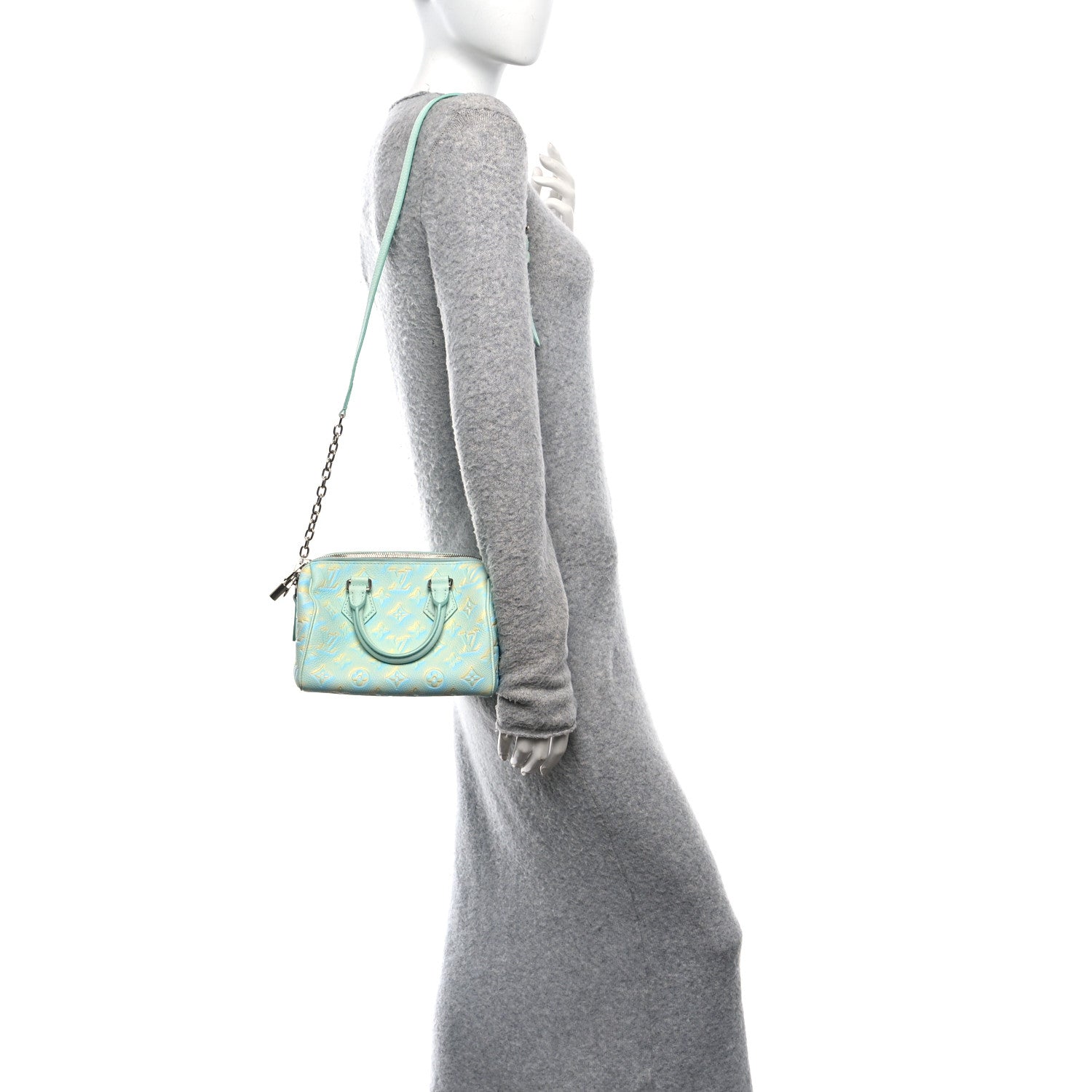 Louis Vuitton Empreinte Monogram Summer Stardust Speedy 20 Water Green 2 of 9