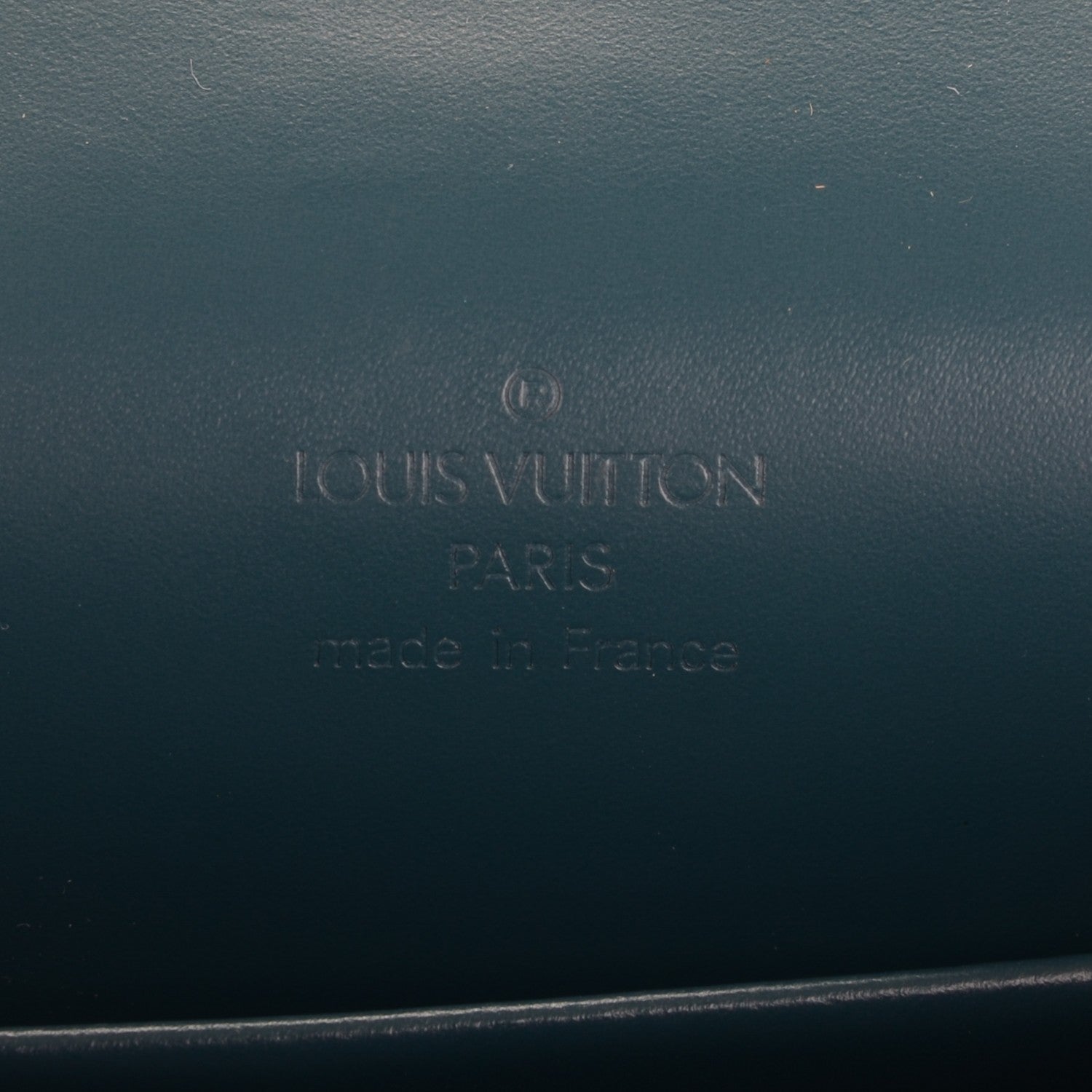 Louis Vuitton Damier Vernis Club Petrole Blue 7 of 7