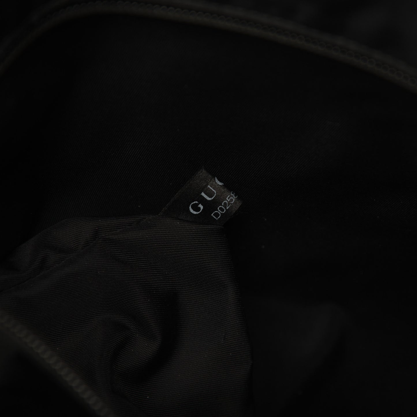 GG Supreme Monogram Web Messenger Bag Black