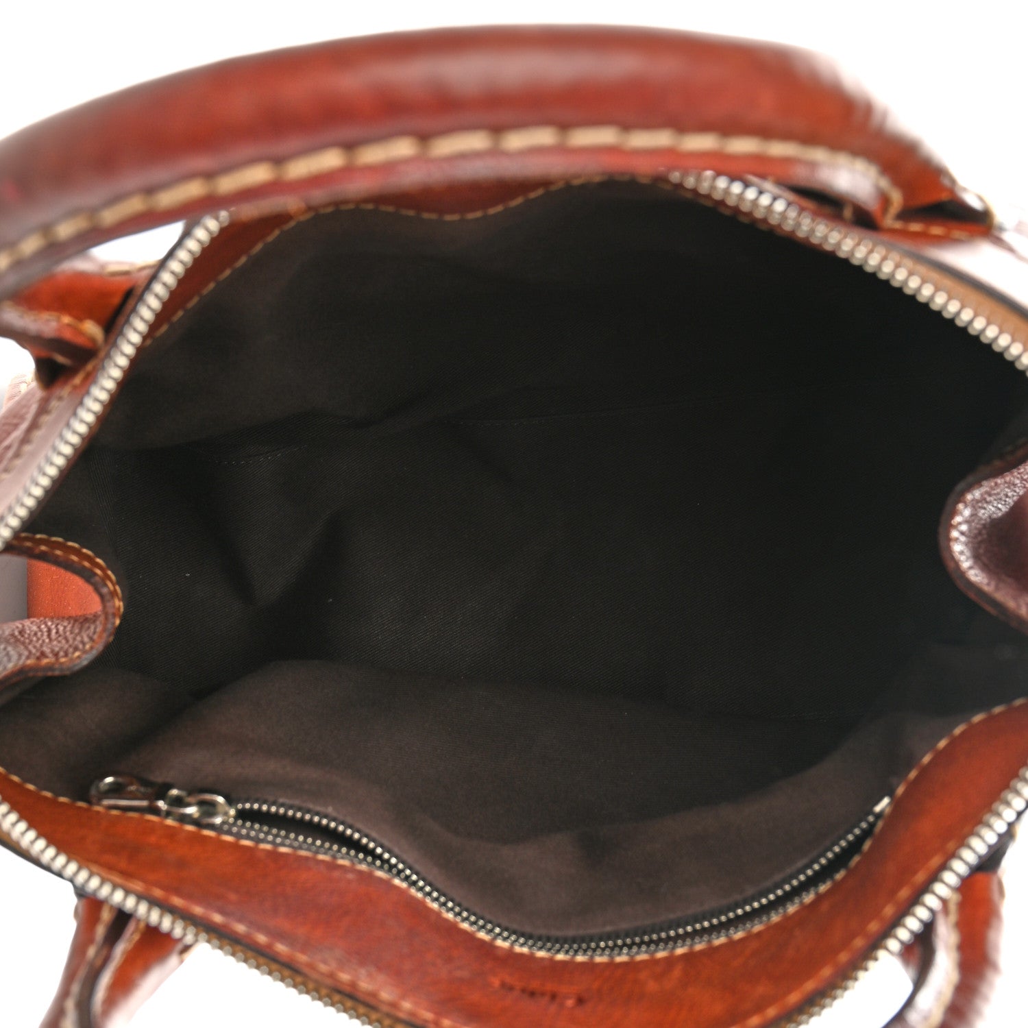 Chloe Calfskin Edith Satchel Ecureil Brown 5 of 13