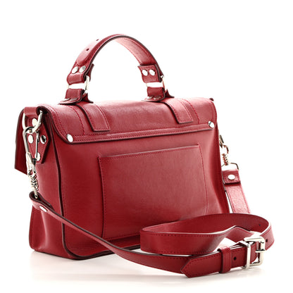 Proenza Schouler Lambskin Tiny PS1 Satchel Dark Red 2 of 10