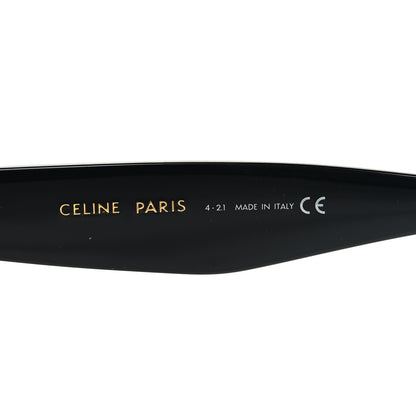 Celine Acetate Polarized Cat Eye Sunglasses CL4004IN Havana Black 5 of 9