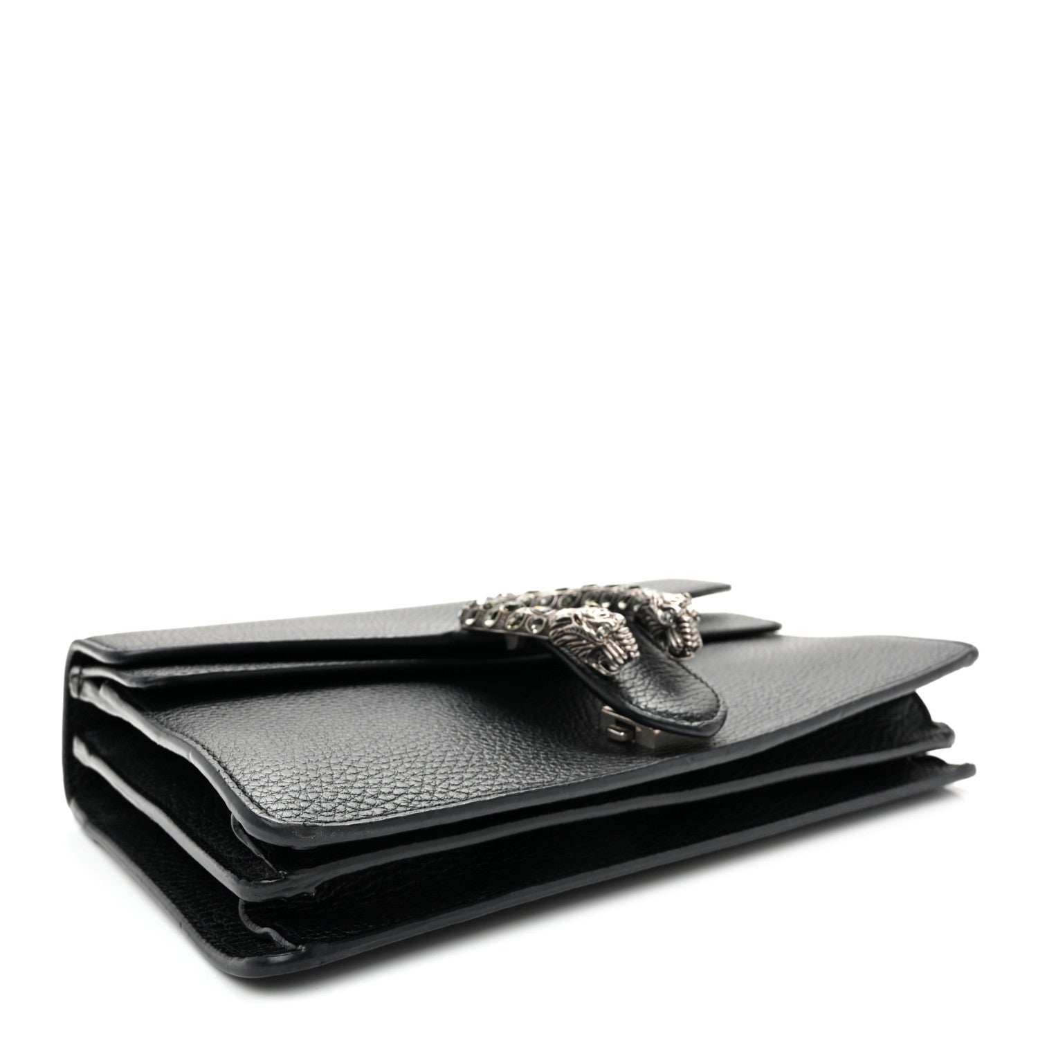 Gucci Pebbled Calfskin Small Dionysus Shoulder Bag Black 4 of 11