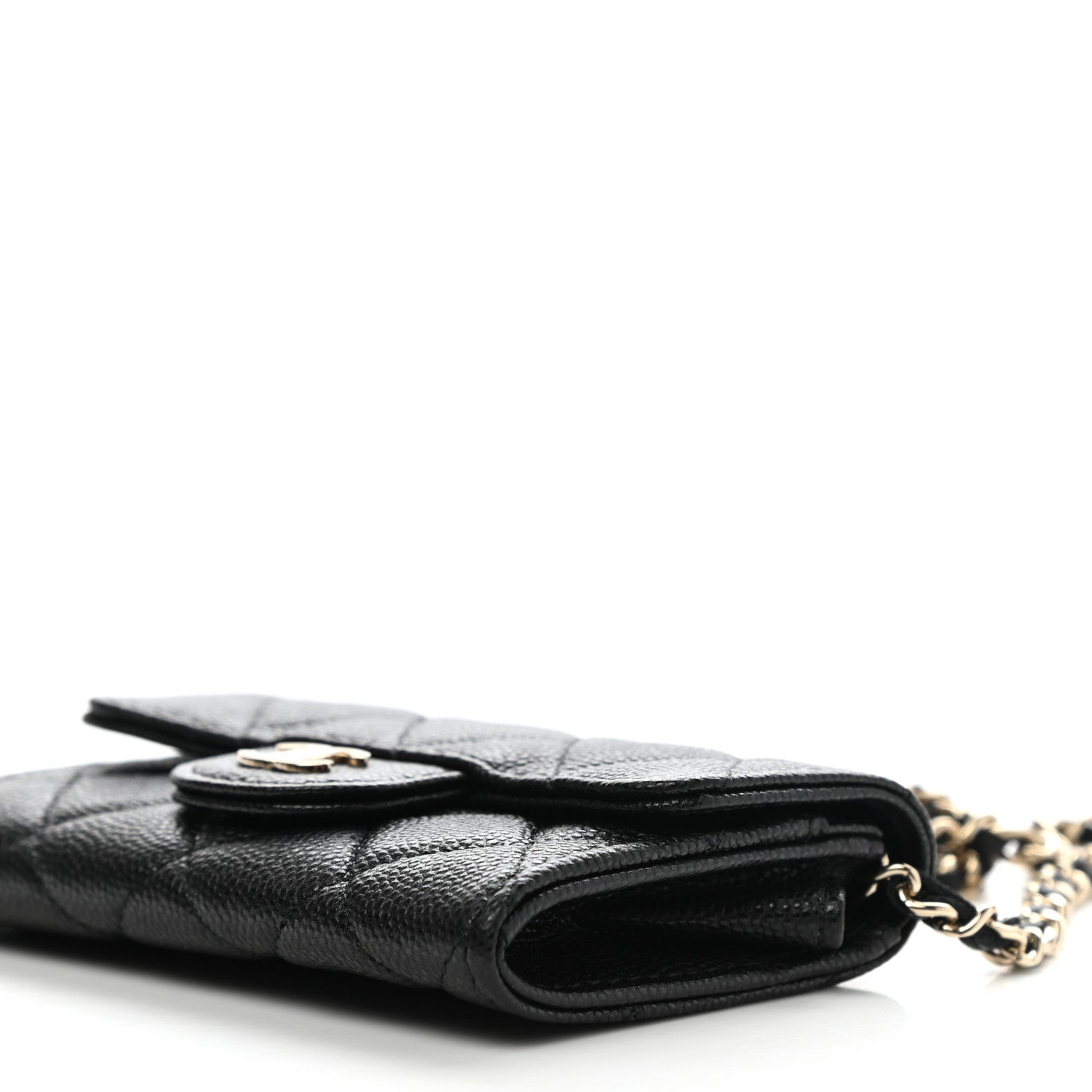 Chanel Caviar Quilted Flap Classic Belt Bag Black 10 of 11