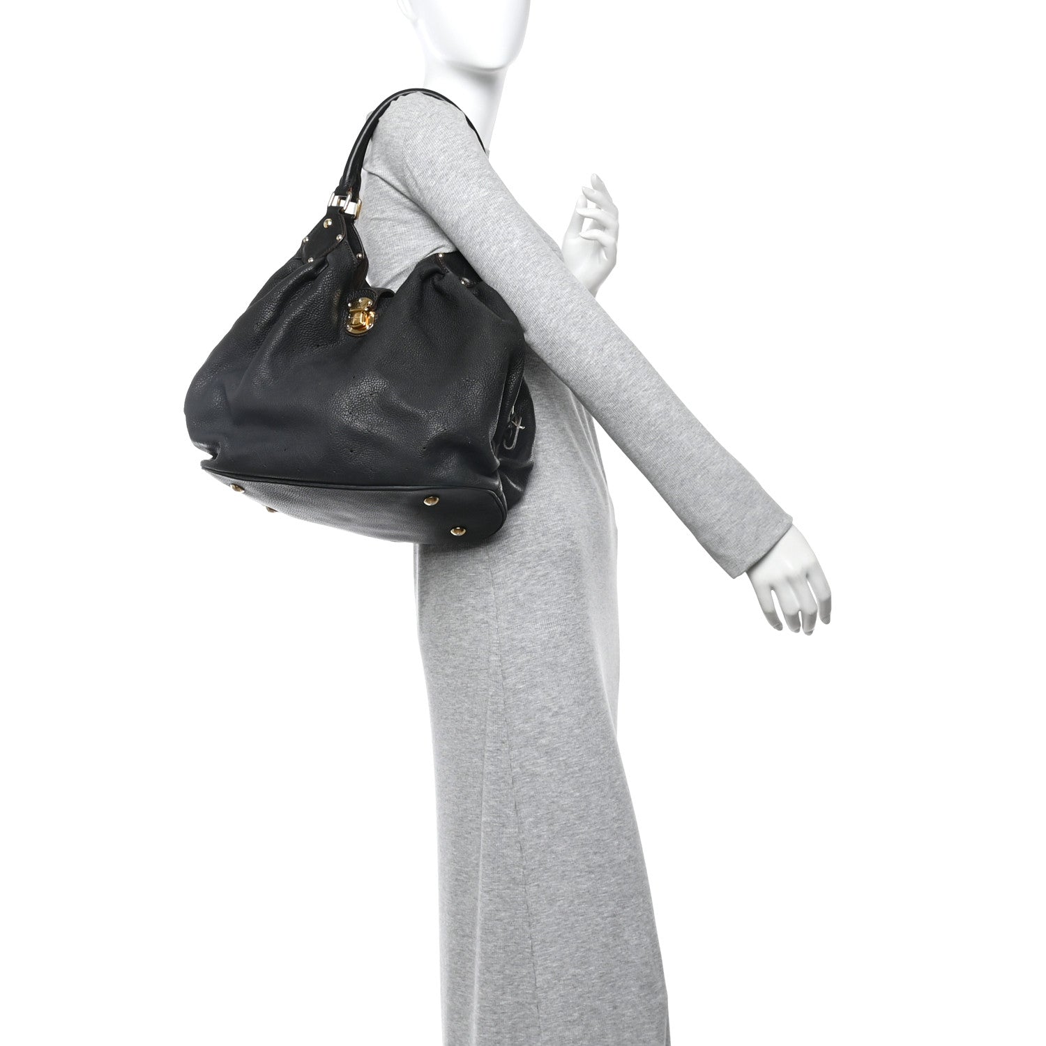 Louis Vuitton Mahina L Black 2 of 14