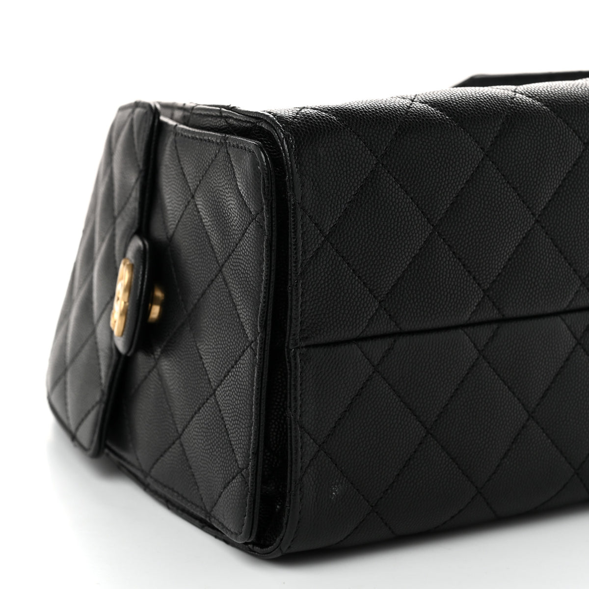 Caviar Quilted Small Chanel 25 Handbag Black