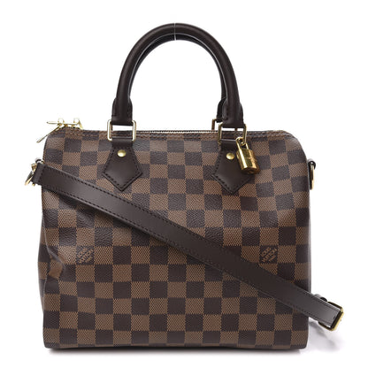 Louis Vuitton Damier Ebene Speedy Bandouliere 25 1 of 11