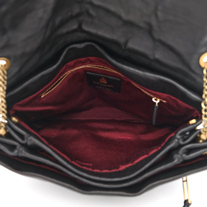 Lanvin Lambskin Quilted Medium Sugar Flap Shoulder Bag Black 5 of 11