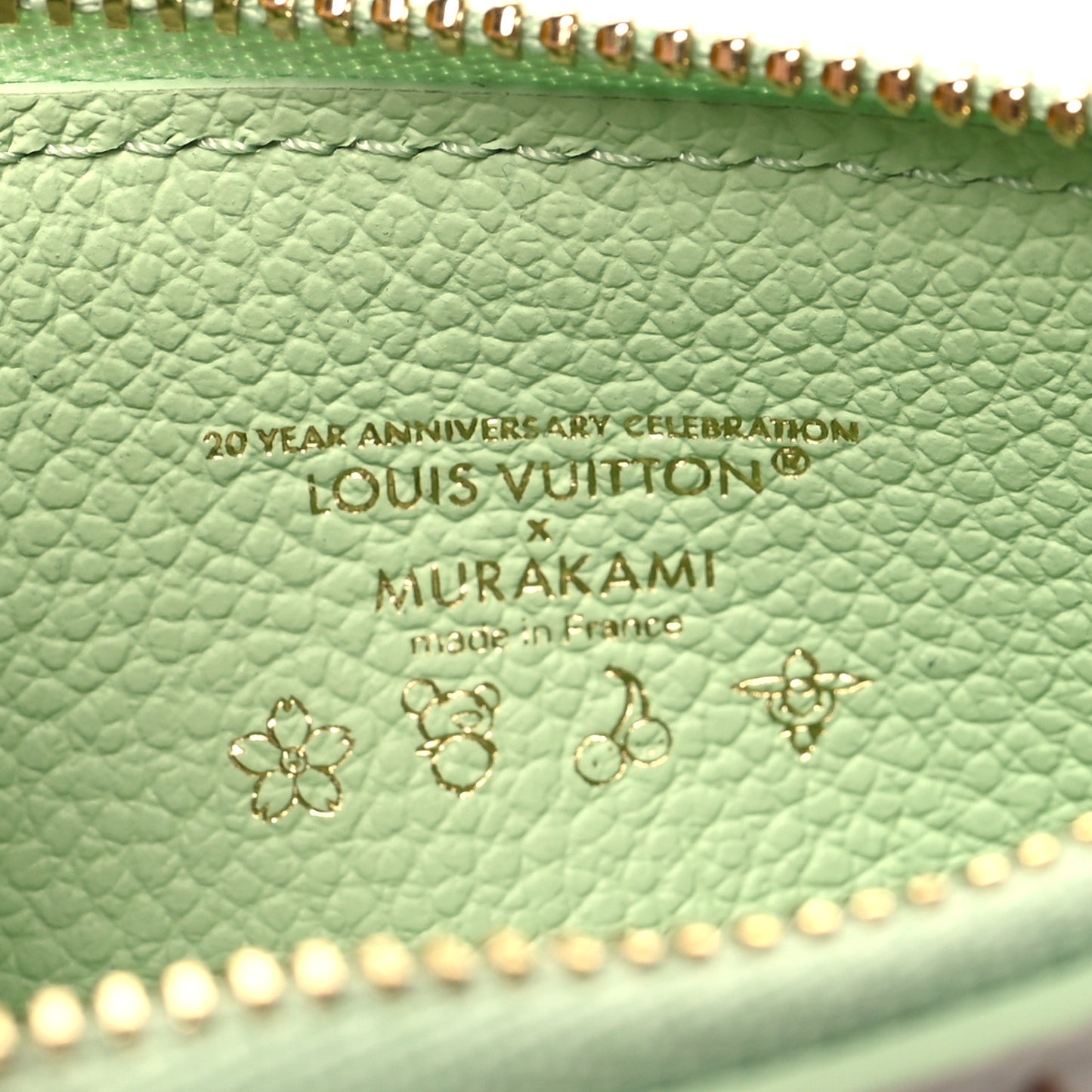 LV X TM Monogram Romy Card Holder Green Tea