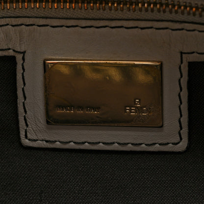 Fendi Zucchino Vitello Mama Baguette White 6 of 9