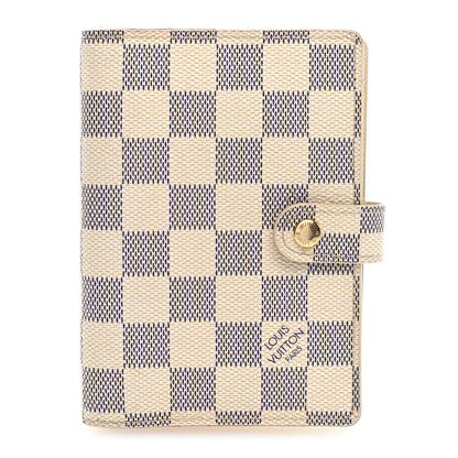 Louis Vuitton Damier Azur Small Ring Agenda Cover 1 of 6