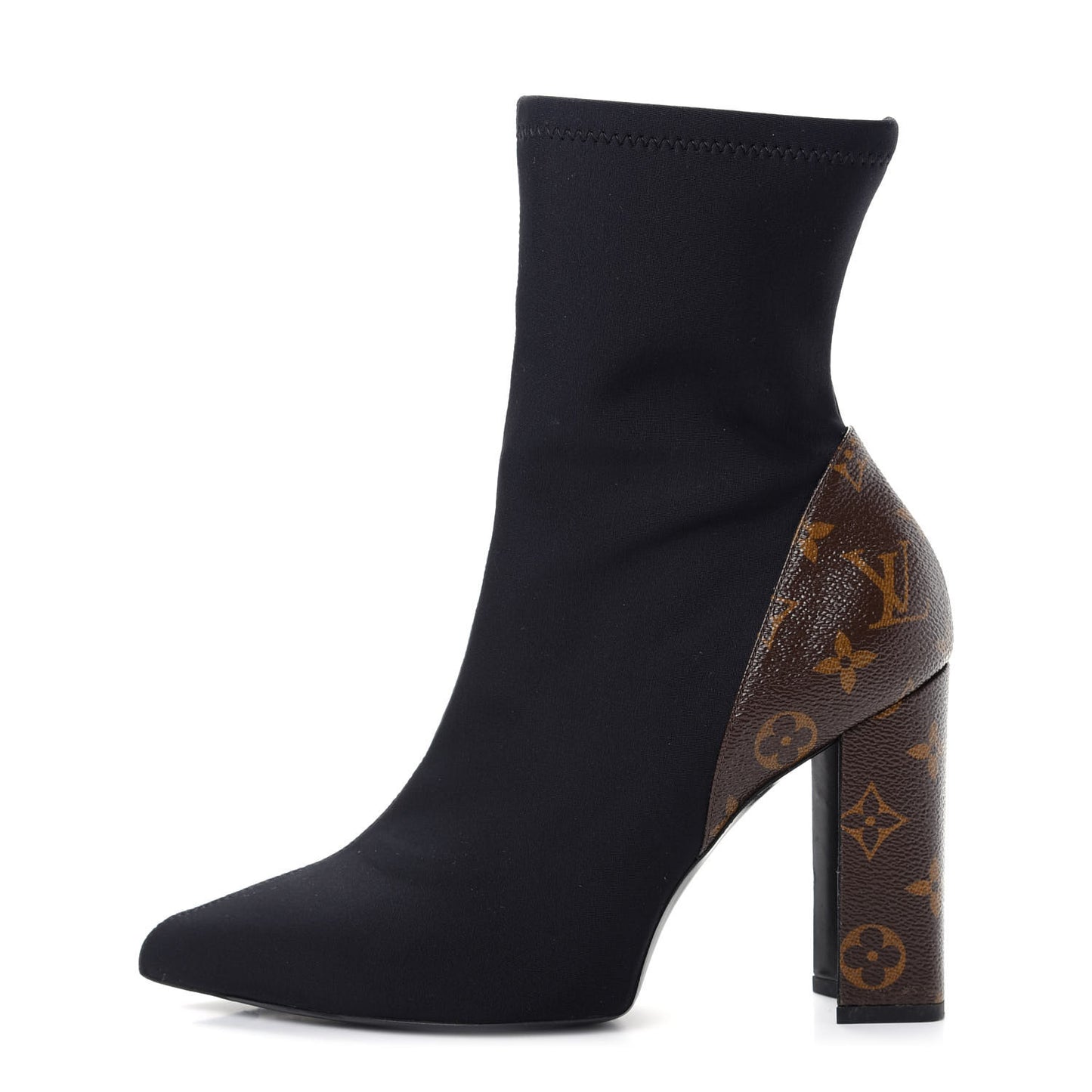 Monogram Neoprene Matchmake Ankle Boots 40 Black