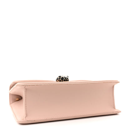 Bulgari Nappa Quilted Calfskin Serpenti Forever Diamond Blast Shoulder Bag Crystal Rose 4 of 13