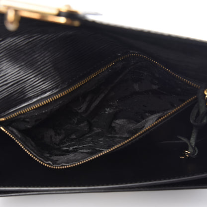 Louis Vuitton Epi Pochette Sellier Dragonne Clutch Black 7 of 10