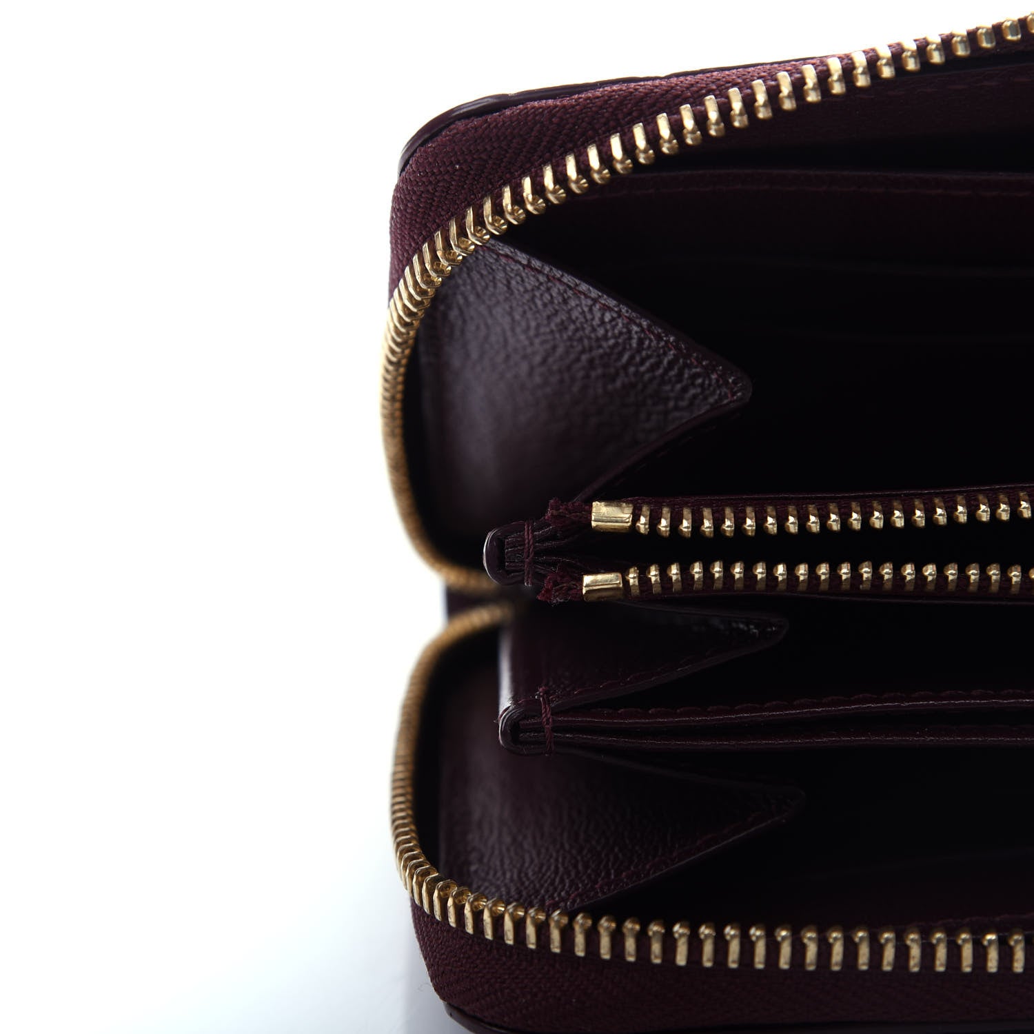 Louis Vuitton Ostrich Zippy Wallet Prune 8 of 9