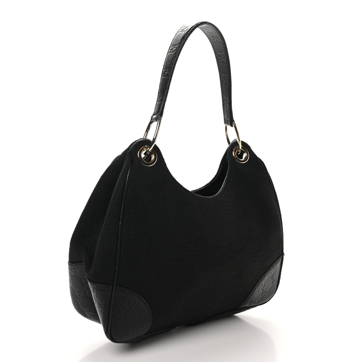 Canvas Guccissima Hobo Black