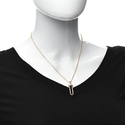 Tiffany 18K Rose Gold HardWear Link Pendant Necklace 2 of 5