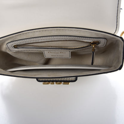 Christian Dior Calfskin D Fence Saddle Bag Latte 5 of 8