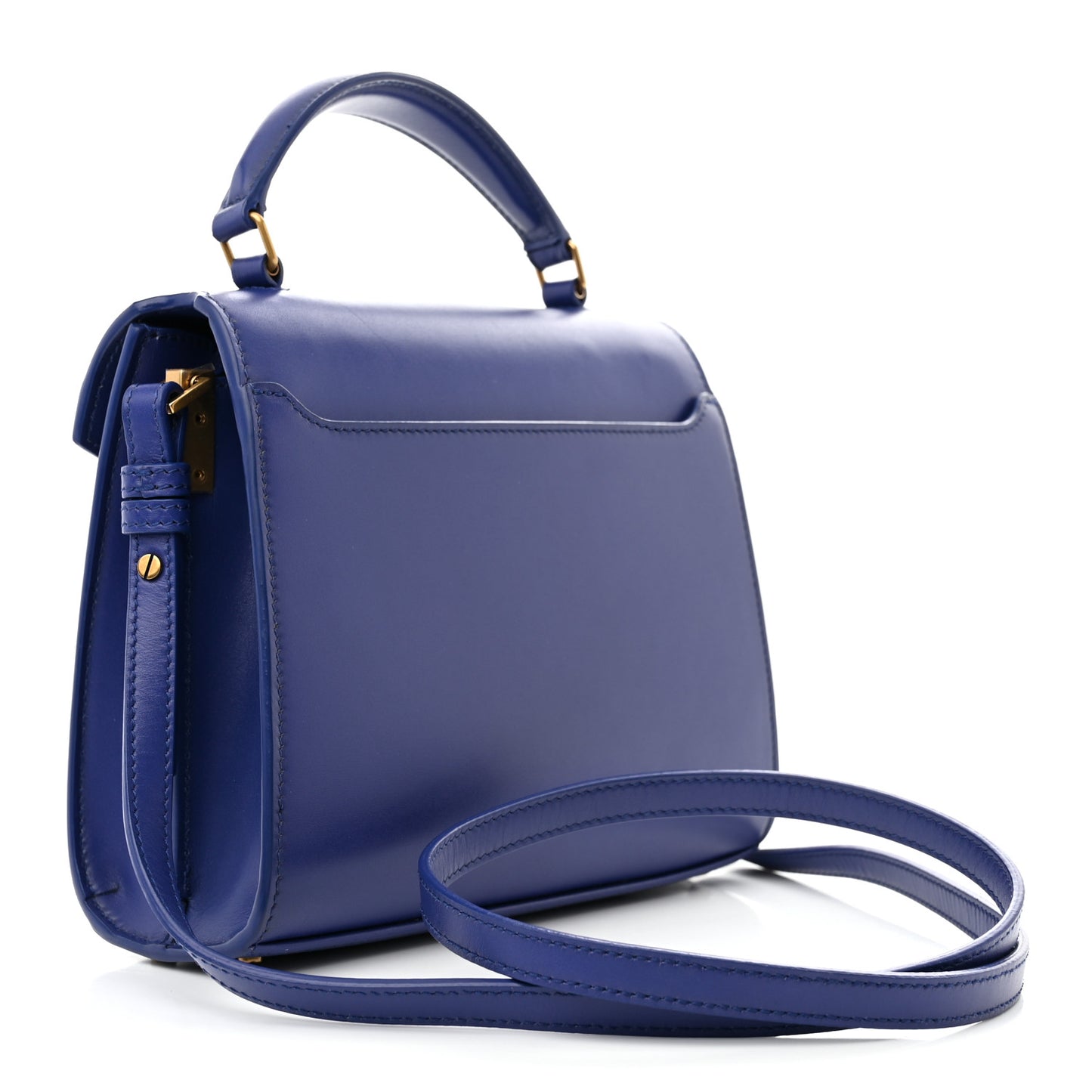 Calfskin Mini Classic Monogram Cassandra Top Handle Bag Majorelle
