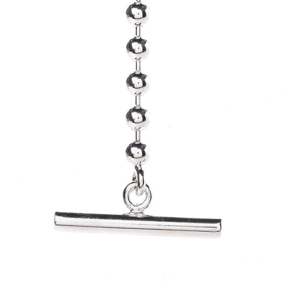 Gucci Sterling Silver Heart Toggle Necklace 6 of 6