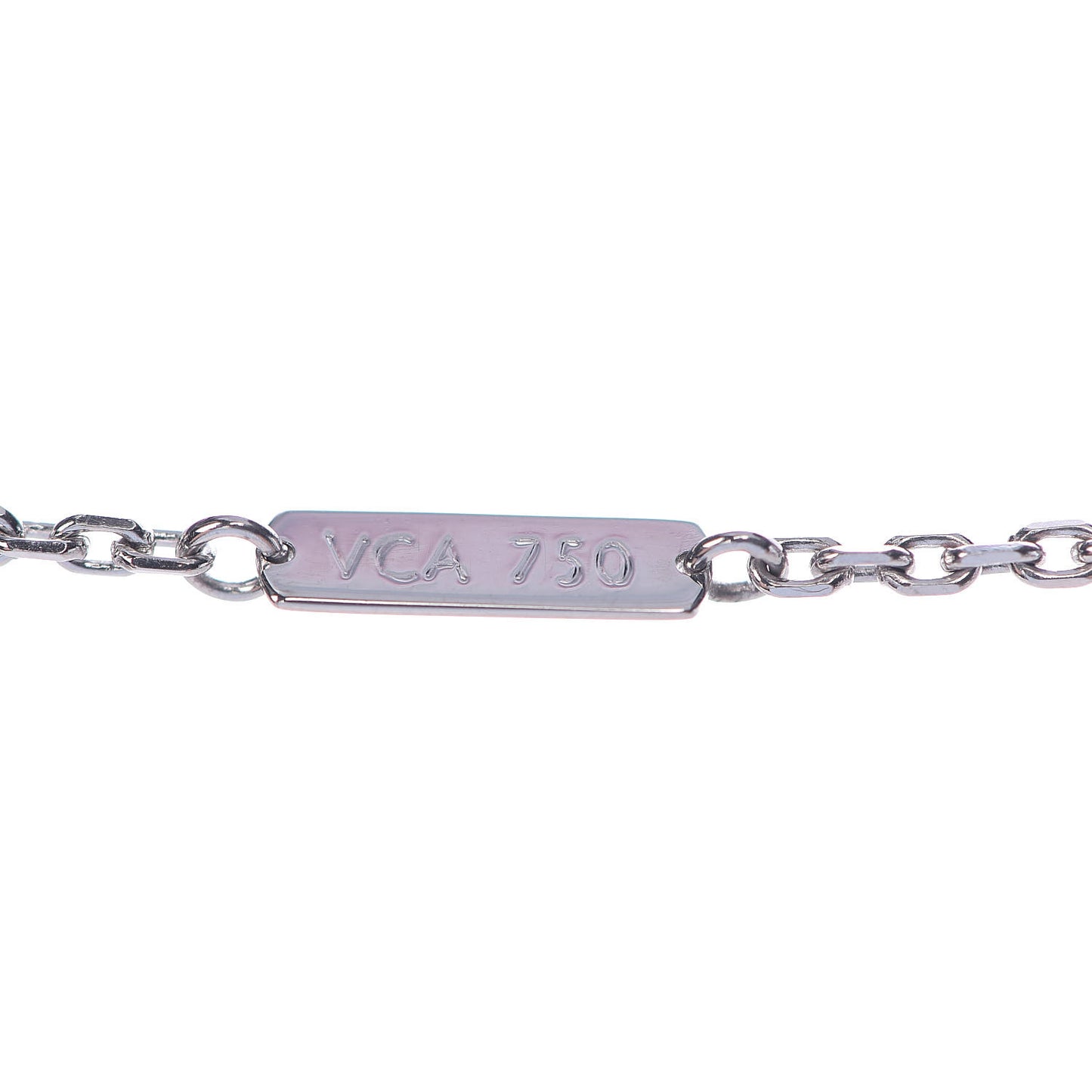 18K White Gold Frivole Heart Pendant Necklace