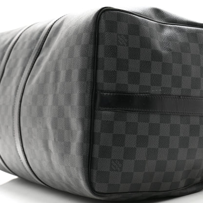 Louis Vuitton Damier Graphite Keepall Bandouliere 55 9 of 17