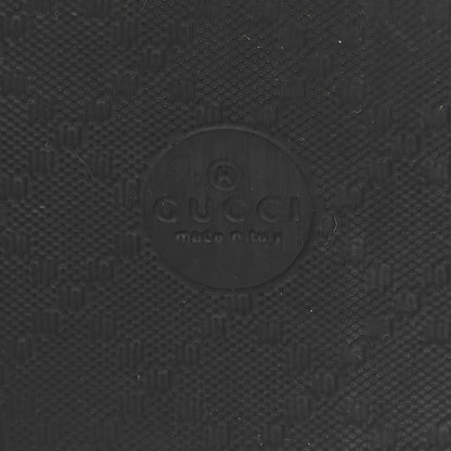 Gucci Nappa Miro Soft Calfskin Womens Interlocking G Slide Sandals 37 Black White 7 of 7