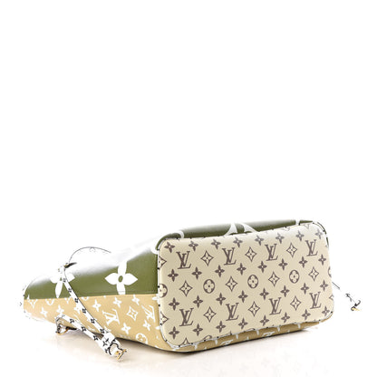 Louis Vuitton Monogram Giant Neverfull MM Kaki 3 of 11