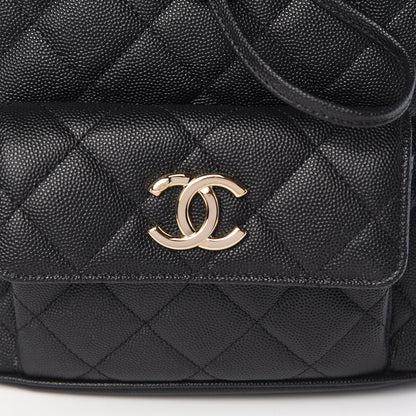 Chanel Caviar Quilted Backpack Bag Black 8 of 11