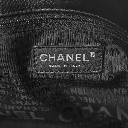 Chanel Calfskin Mademoiselle Lock Cerf Shopper Tote Black 6 of 11